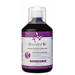 Glucosamine Chondroïtine liquide 500 ml 25 Jours + silicium organique